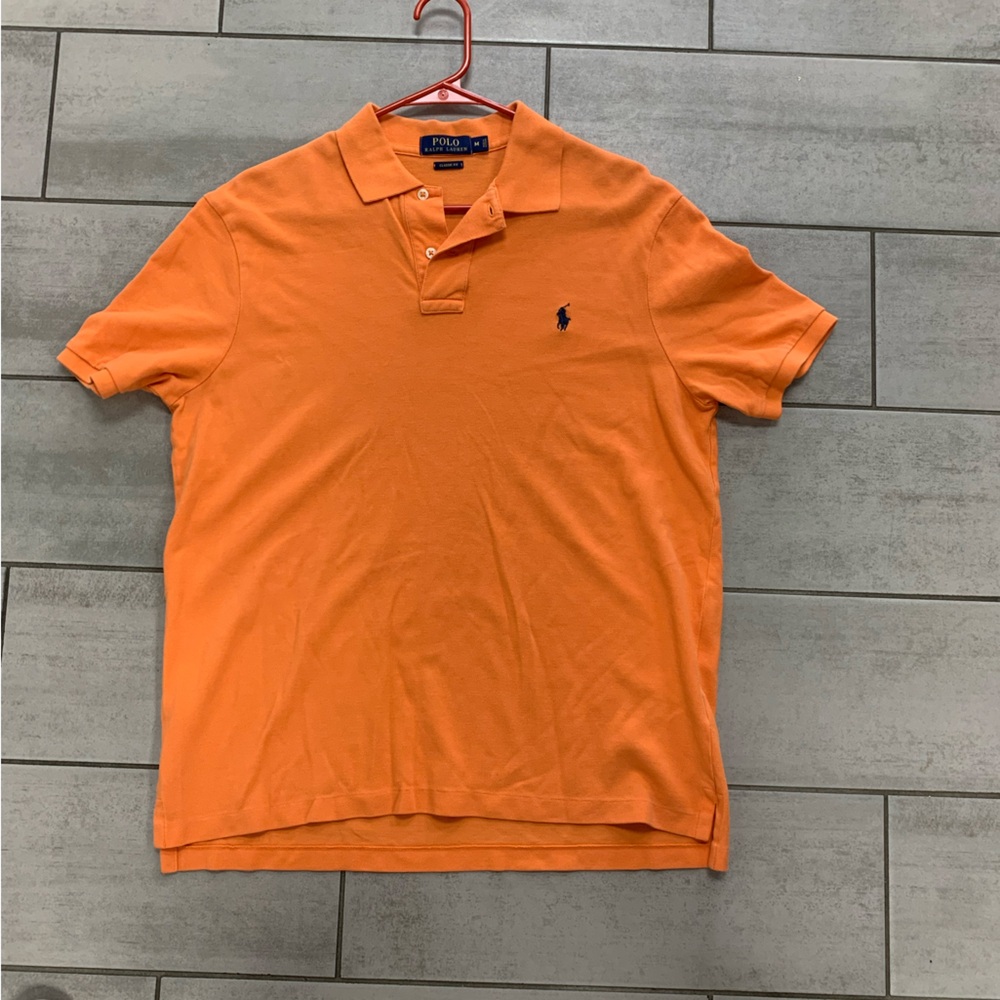 Men’s Ralph Lauren Polo orange shirt - Picture 4 of 4